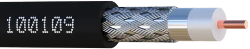 [ELB11PATC] CABLE COAXIAL Ø 11mm 11PATC classe A - 3 GHz NOIR ELBAC (touret 250m)