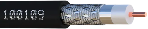 [ELB11PATCW5] CABLE COAXIAL Ø 11mm 11PATC classe A - 3 GHz NOIR ELBAC (touret 500m)