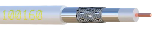[ELB17VATCX500] CABLE COAXIAL Ø 6,8 mm 17VATC cl A - 3 GHz BLANC - TOURET 500 m ELBAC