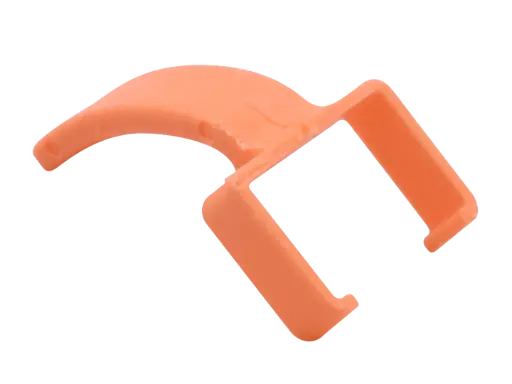 [ELB261644-C20-S05] CLIP ORANGE POUR CORDON RJ45 SACHET DE 50 PIECES  ELBAC