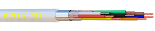 [ELBALARME8C] CABLE ALARME 8 x 0.22mm CU (vendu par 100 m) - prix au m ELBAC