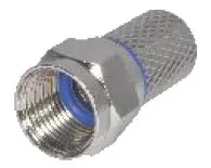 [ELB-F] FICHE F A VISSER pour câble Ø 6.8 mm avec joint ELBAC