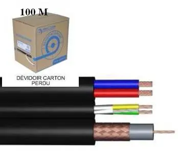 [ELBKX6+2075+1PO3.4] CABLE KX6 +1 CABLE RS 485 0.34 + 2 X 0.75mm²  Nappe ELBAC
