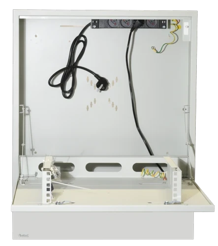 [ELBKZNVR2-75-B0] COFFRET MURAL NVR+ONDULEUR 2U GRIS ELBAC