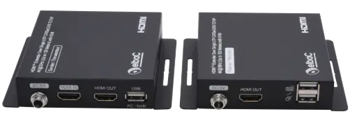 [ELBS15007] KIT DEPORT HDMI 1080P /KVM/USB2 via IP EMETTEUR + RECEPTEUR  ELBAC