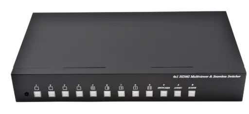 [ELBS24401-00] AFFICHEUR QUAD HDMI 4 ENTREES - 1 SORTIE ELBAC