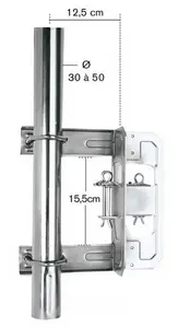 [ERA2303] CERCLAGE SIMPLE pour MATS de Ø 25 à 50 mm GALVA ERARD