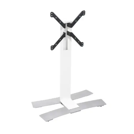 [ERA39020] PIED TV BLANC à ROULETTES, écrans 30"-55" (30 kg) ERARD