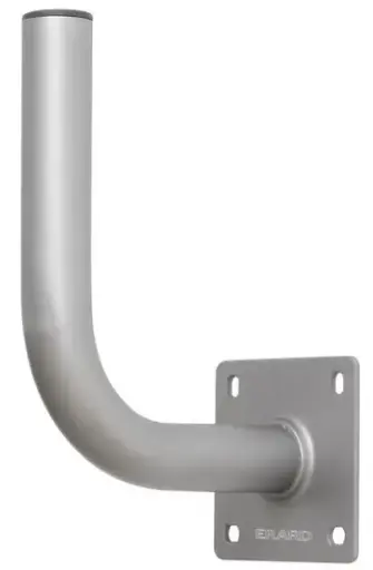 [ERA60050] CONSOLE COUDEE ALU Ø 50 mm, DEPORT 25 cm ERARD