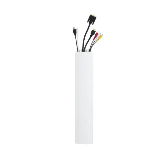 [ERA7978] GOULOTTE PASSE - CABLES  SLIM Long. 1,10 M BLANCHE ERARD
