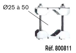 [ERA800811] MACHOIRES pour MATS Ø 25 à 50 mm ERARD