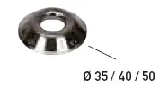 [ERA800850] COLLERETTE D'HAUBANAGE pour MATS Ø 50 mm ERARD 