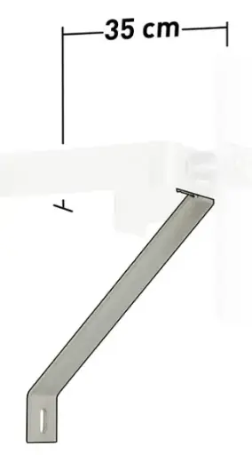 [ERA800865] BRAS DE FORCE avec tige filetée POUR ERA864 et ERA866 ERARD