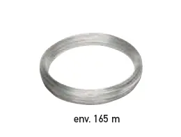 [ERA806] FIL DE FER 22/10° GALVA en rouleau de 5 kgs (environ 165 m) ERARD