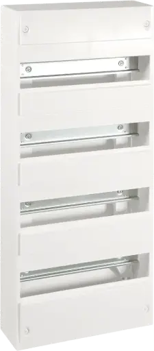 [EUR19008] COFFRET 4 RANGEES 52 MODULES AVEC BORNIER P+N+T EUROHM