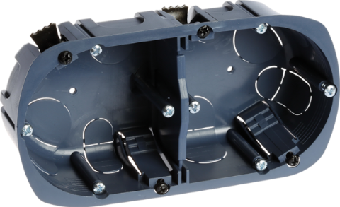 [EUR52054] BOITE D'APPAREILLAGE MULTI MAT 2 POSTES Ø 67 mm, PROF 40 mm  EUR'OHM