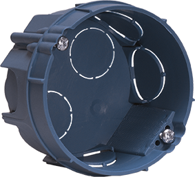 [EUR52103] BOITE D'APPAREILLAGE MACONNERIE 1 POSTE Ø  65 mm, PROF 40 mm EUR'OHM