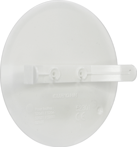 [EUR52301] COUVERCLE POUR BOITES DE COMBLES, FIXATION A CLIPS Ø 80mm EUR'OHM