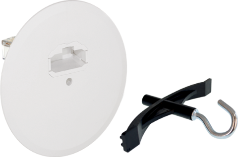 [EUR53055] KIT ACCESSOIRE FIXATION LUMIERE + COUVERCLE DCL Ø 120 mm EUROHM