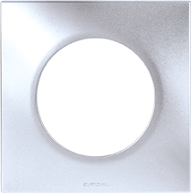 [EUR60490] PLAQUE 1 POSTE SILVER SQUARE EUROHM