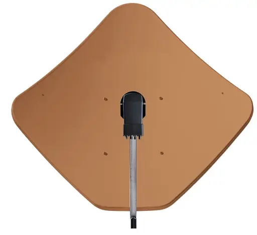 [FRADIGIT-RA] PARABOLE Ø 68 CM ACIER, ROUGE BRIQUE sans LNB FRACARRO