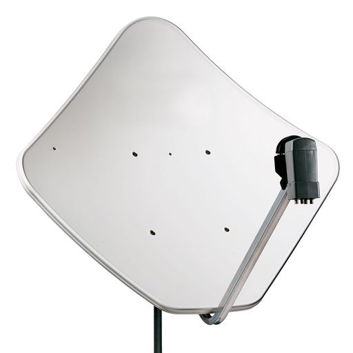 [FRAPENTA85A] PARABOLE Ø 85 CM ACIER BLANC sans LNB FRACARRO