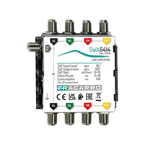 [FRASWA5414] AMPLI DE TETE 4 VOIES  16 dB FRACARRO