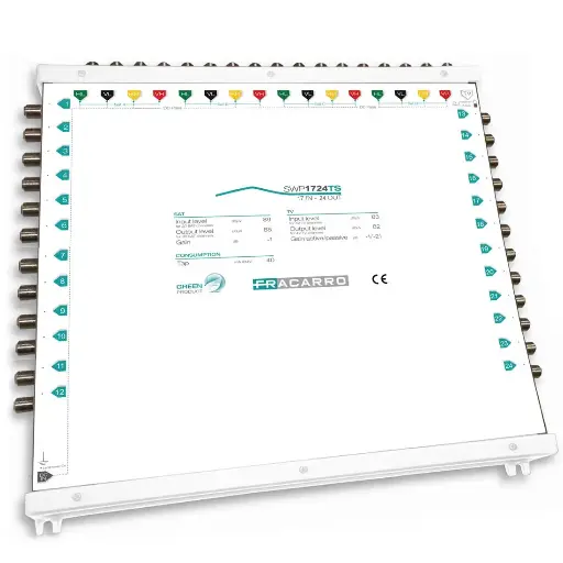 [FRASWP1724TS] COMMUTATEUR COMPACT 17 ENTREES 24 SORTIES ACTIF/PASSIF FRACARRO