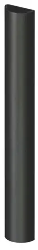 [GBS41777] COUVRE CABLE EN ALUMINIUM. Long. 75 cm, 5 x 2,8 cm. NOIR GBS