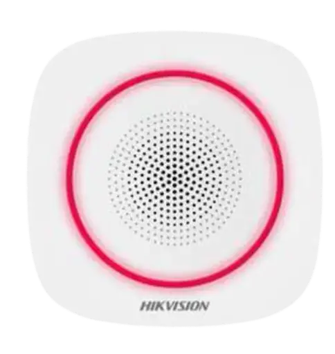 [HIKDS-PS1-I-WE/RED] SIRENE INTERIEURE 110 dB RED HIKVISION