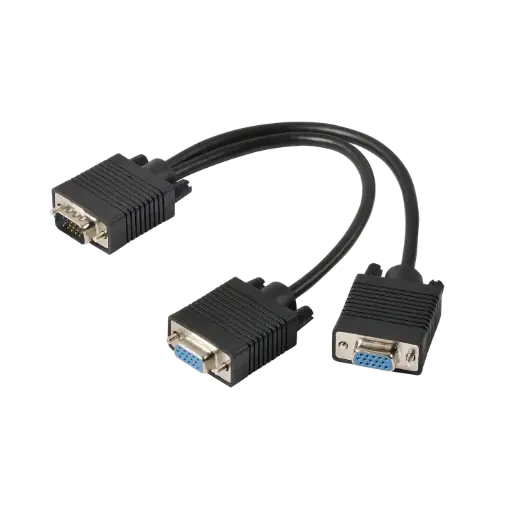 [ITC2644] DOUBLEUR VGA : 1 VGA Mâle / 2 VGA Femelle, 20cm  ERARD CONNECT