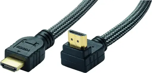[ITC7856] CORDON HDMI 1.4 Coudé HIGH SPEED WITH ETHERNET, M Droit /M à 90°  2 M