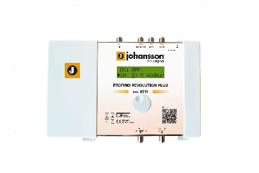 [JOH6711] CENTRALE PROGRAMMABLE FM, DAB/BIII, 2 UHF 15 FILTRES G.60dB JOHANSSON
