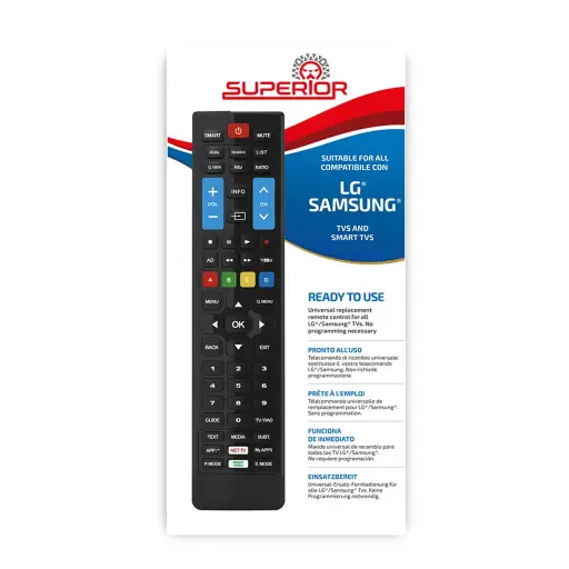 [MBG8032] TELECOMMANDE UNIVERSELLE POUR TV SAMSUNG ET LG SANS PROG. NI CODE MBG