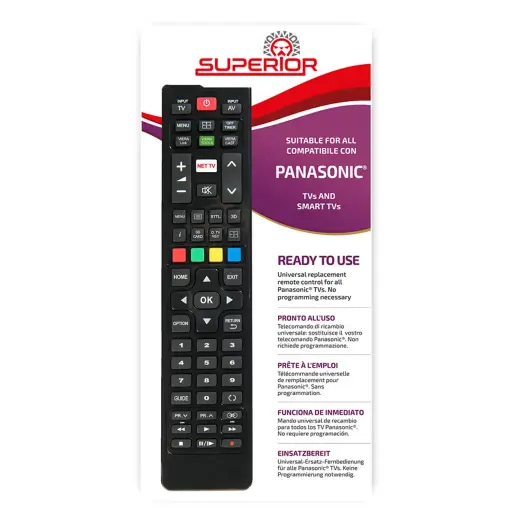 [MBG8042] TELECOMMANDE UNIVERSELLE POUR TV PANASONIC SANS PROG. NI CODE MBG