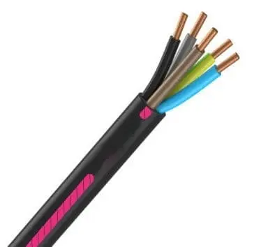 [RCT5G1.5C100] CABLE U 1000 R2V 5G Ø 1,5 mm² (bobine de 100 Mètres - prix au M) RCT