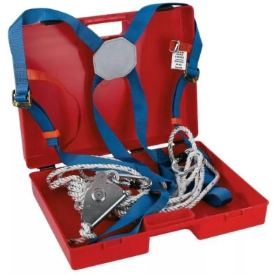 [SASKIT3012] KIT ANTI-CHUTE "HARNAIS AVEC STOP CHUTE+CORDAGE NYLON 10M" SASSI