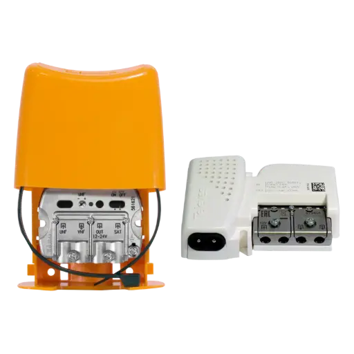 [TEL567810] KIT PREAMPLI 3 ENTREES: UHF 0-24 dB / VHF -1,5 dB / SAT -2 dB + ALIM