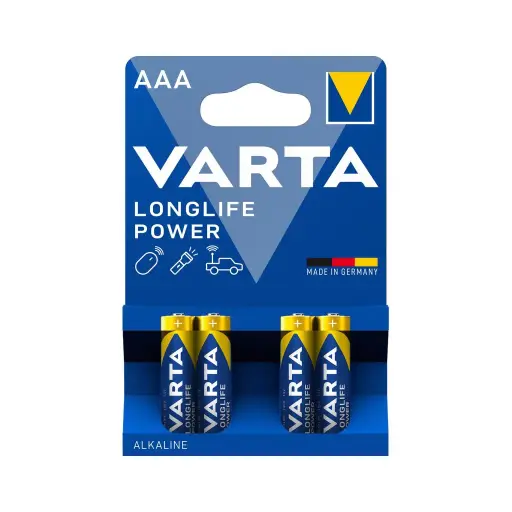 [VAR-AAA/LR03X4] BLISTER DE 4 PILES HIGH ENERGY AAA/LR03 VARTA