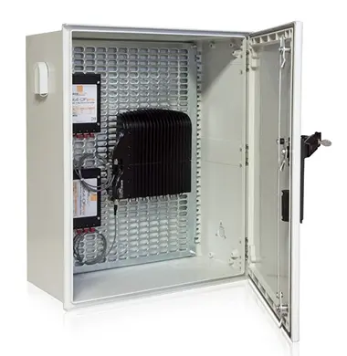 [VISMN652-3P] ARMOIRE PREEQUIPEE PLAQUE METAL 600x500x230 FERMETURE 3 POINTS CAHORS