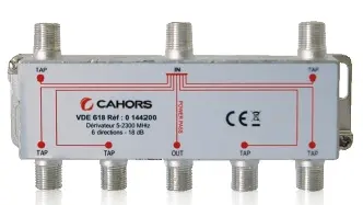 [VISVDE618] DERIVATEUR 6 VOIES -18 dB CAHORS