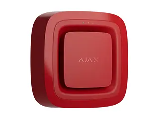 [AJType4 FireProtect (Sounder)-R] AVERTISSEUR SONORE D'ALARME INCENDIE TYPE 4 SANS FIL BATTERIE 4x CR123A. ROUGE AJAX   