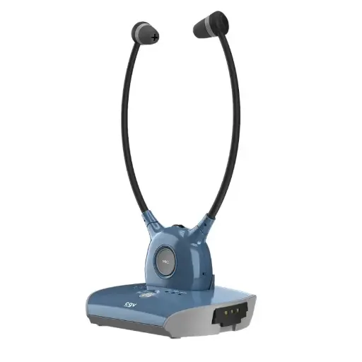 [CGVDOLFIN_SAPHIR] CASQUE TV ET HIFI SANS FIL NUMERIQUE DOLFIN SAPHIR  entrée S/PDIF CGV