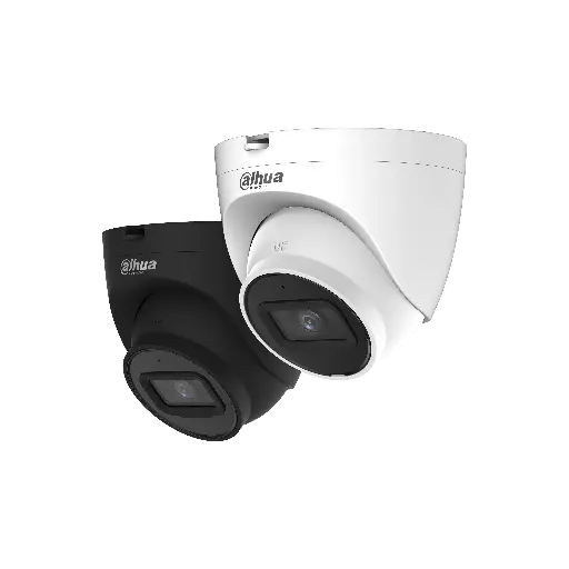 [DIPC-HDW2541TP-S-0280B-S2-B] CAMERA DOME IP 5MP 2.8mm OBJ. FIXE POE, IR 30m WIZSENSE NOIRE DAHUA