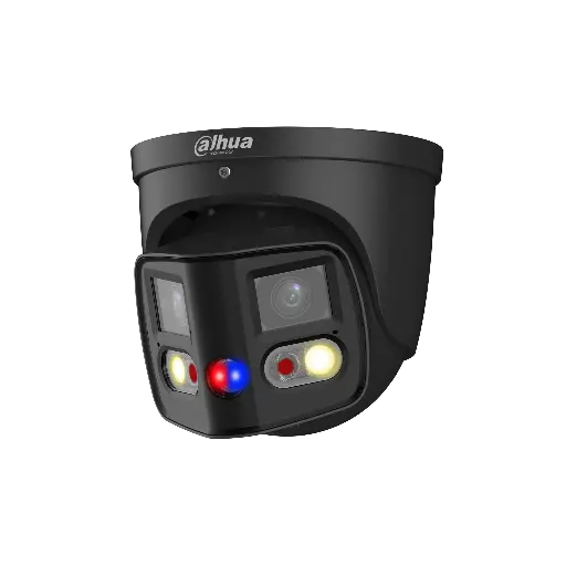 [DIPC-PDW3849P-A180-E2-AS-PV-0280B-BLACK] CAMERA TIOC DOME IP 8MP 180° , Vue panoramique, IR 25 M NOIRE DAHUA