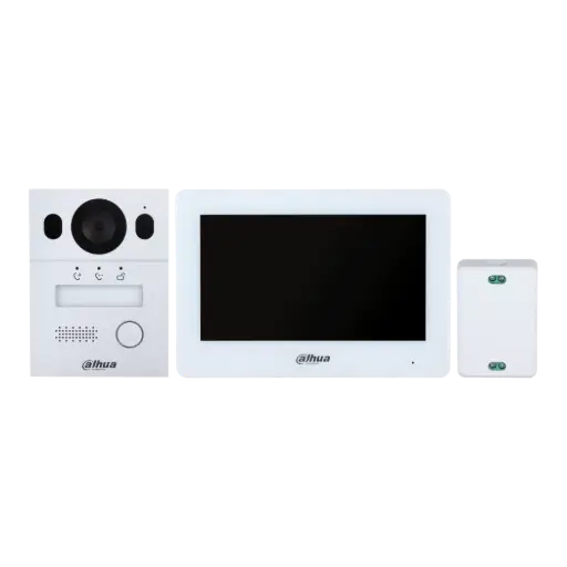 [DKTX01_F] KIT PORTIER HYBRIDE WIFI  VIDEO 2 FILS MONTAGE ENCASTRE DAHUA